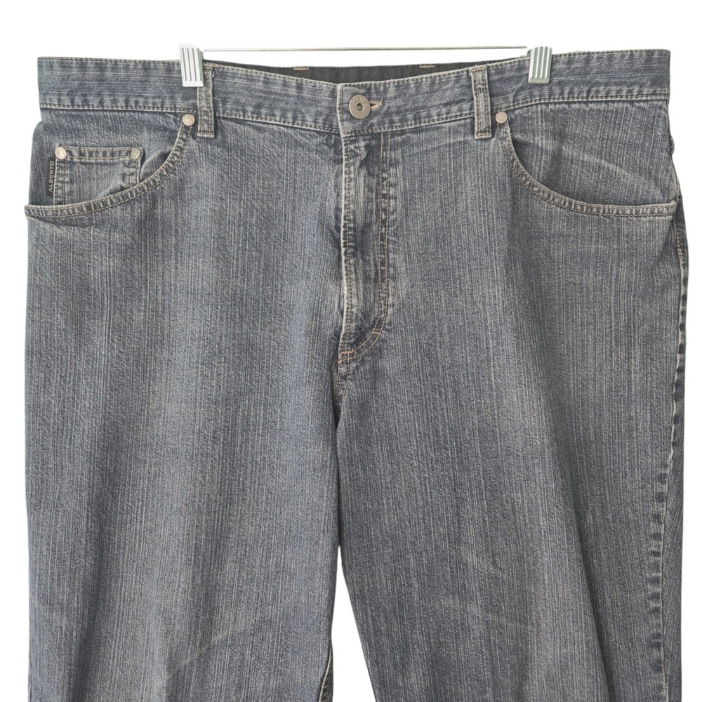 Alberto Mens Blue Stretch Ring Denim Tommy 3140 Straight Leg Jeans Size 40x28 58